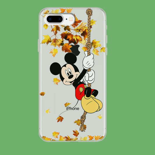 Mickey Mouse Autumn Playground iPhone 8 Plus Clear Case