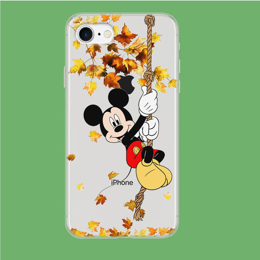 Mickey Mouse Autumn Playground iPhone 7 Clear Case