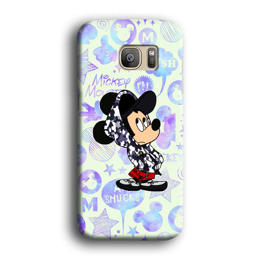 Mickey Mouse Fashion on Duty Samsung Galaxy S7 Edge 3D Case
