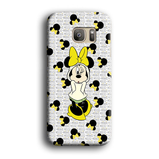 Mickey Mouse Minnie in Hoodie Samsung Galaxy S7 Edge 3D Case