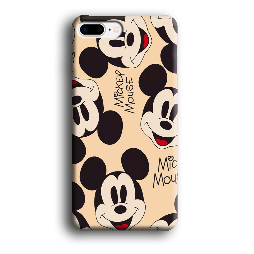 Mickey Mouse Smile Show Off iPhone 8 Plus 3D Case
