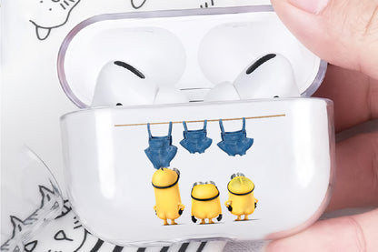 Minion Pants Protective Clear Case Cover For Apple Airpod Pro