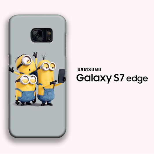 Minions Groupy Samsung Galaxy S7 Edge 3D Case