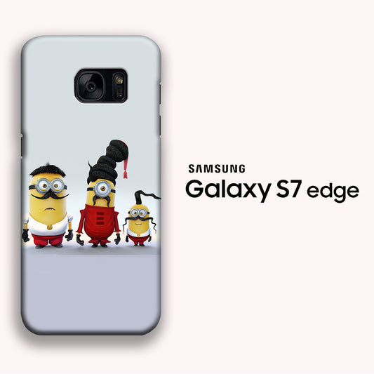Minions Mustache Samsung Galaxy S7 Edge 3D Case
