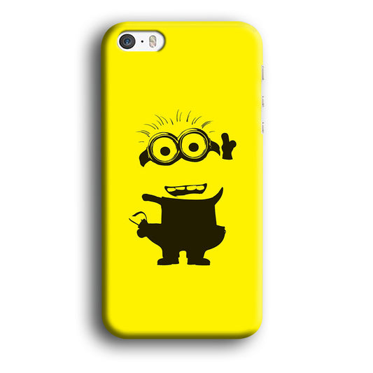 Minions Silhouette in Yellow iPhone 5 | 5s 3D Case