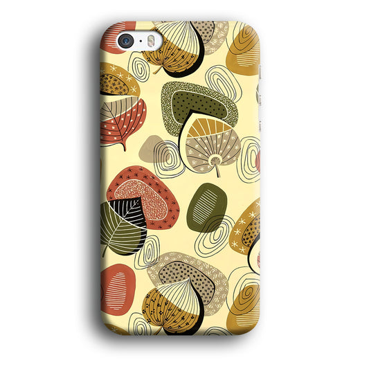 Modern Nature Scratches Wind on Foliage iPhone 5 | 5s 3D Case