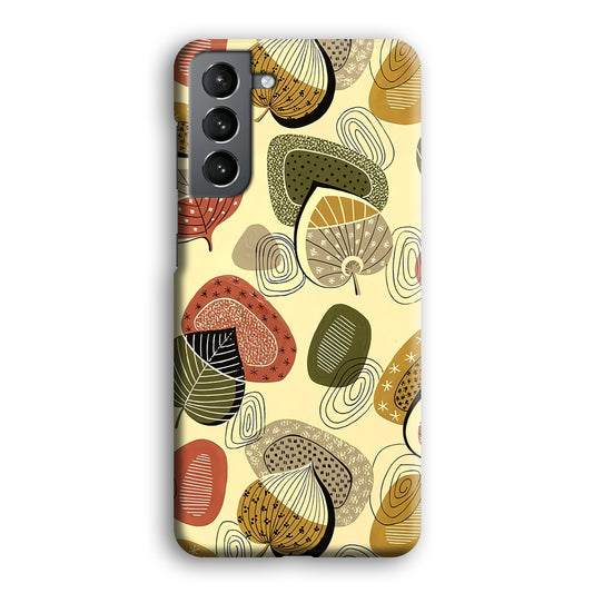 Modern Nature Scratches Wind on Foliage Samsung Galaxy S21 Plus 3D Case