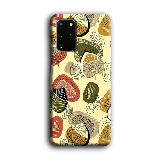 Modern Nature Scratches Wind on Foliage Samsung Galaxy S20 Plus 3D Case