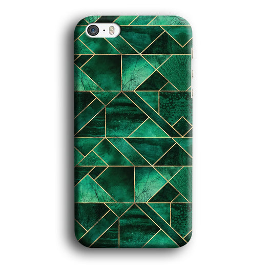 Mosaic Golden List on Jade iPhone 5 | 5s 3D Case
