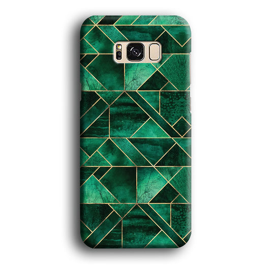Mosaic Golden List on Jade Samsung Galaxy S8 3D Case
