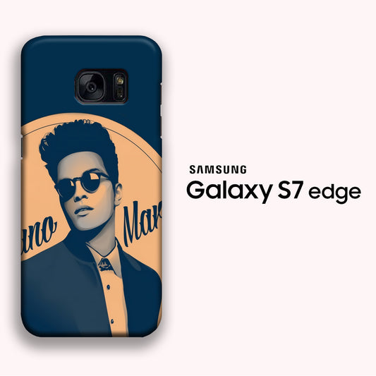 Music Bruno Mars Pop Samsung Galaxy S7 Edge 3D Case