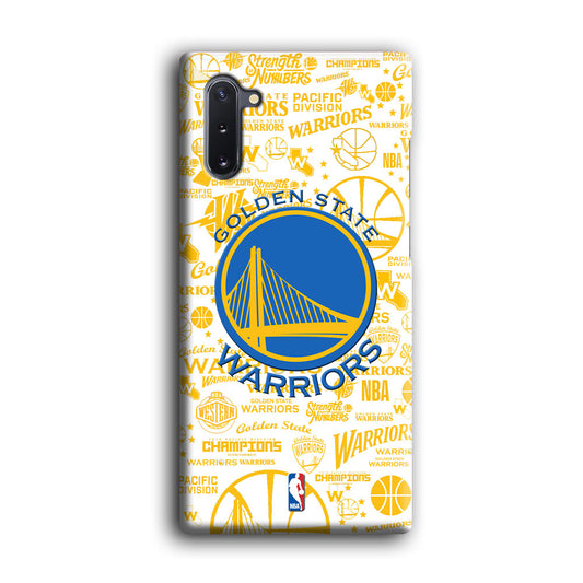 NBA Golden State Collage of Supremation Samsung Galaxy Note 10 3D Case