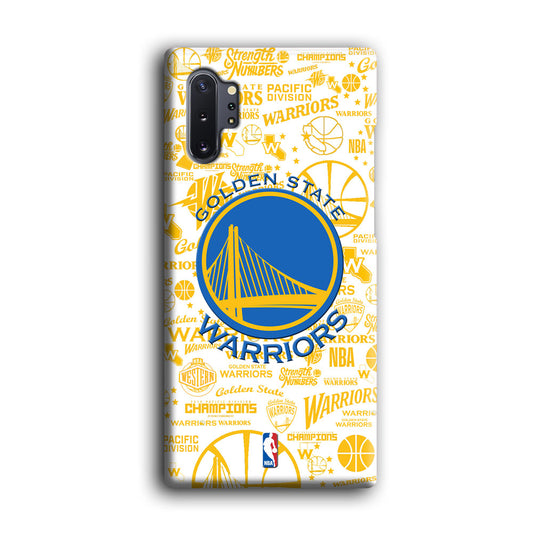 NBA Golden State Collage of Supremation Samsung Galaxy Note 10 Plus 3D Case
