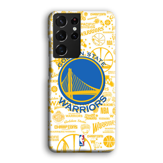 NBA Golden State Collage of Supremation Samsung Galaxy S21 Ultra 3D Case
