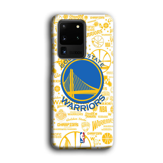 NBA Golden State Collage of Supremation Samsung Galaxy S20 Ultra 3D Case