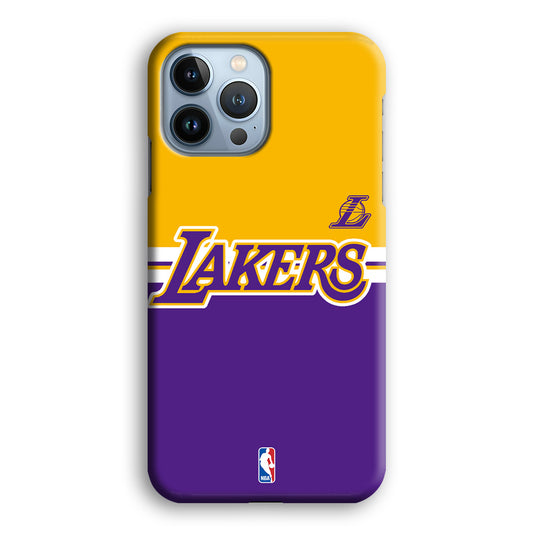 NBA LA Lakers Home iPhone 13 Pro 3D Case