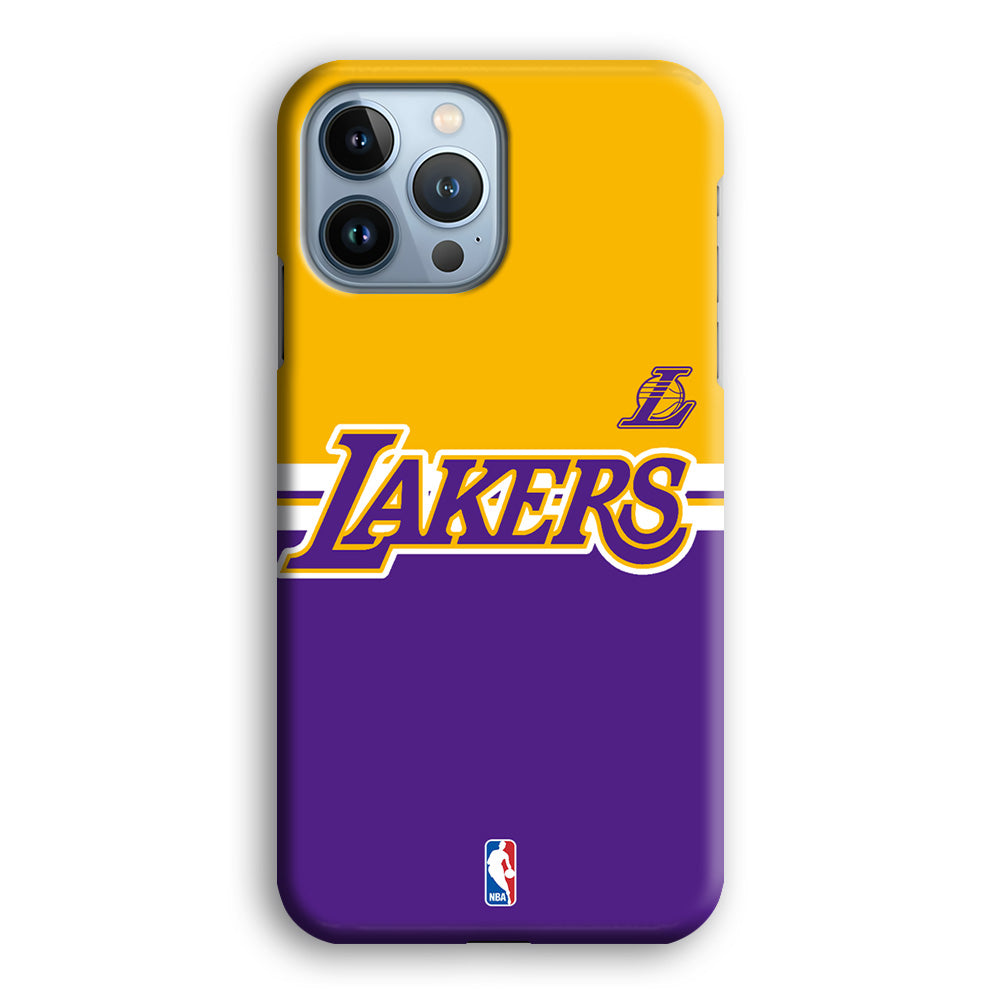 NBA LA Lakers Home iPhone 13 Pro 3D Case