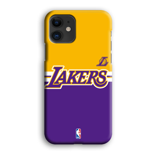 NBA LA Lakers Home iPhone 12 3D Case