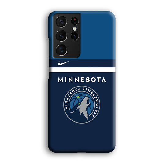 NBA Minnesota Timberwolves Jersey Samsung Galaxy S21 Ultra 3D Case