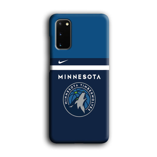 NBA Minnesota Timberwolves Jersey Samsung Galaxy S20 3D Case