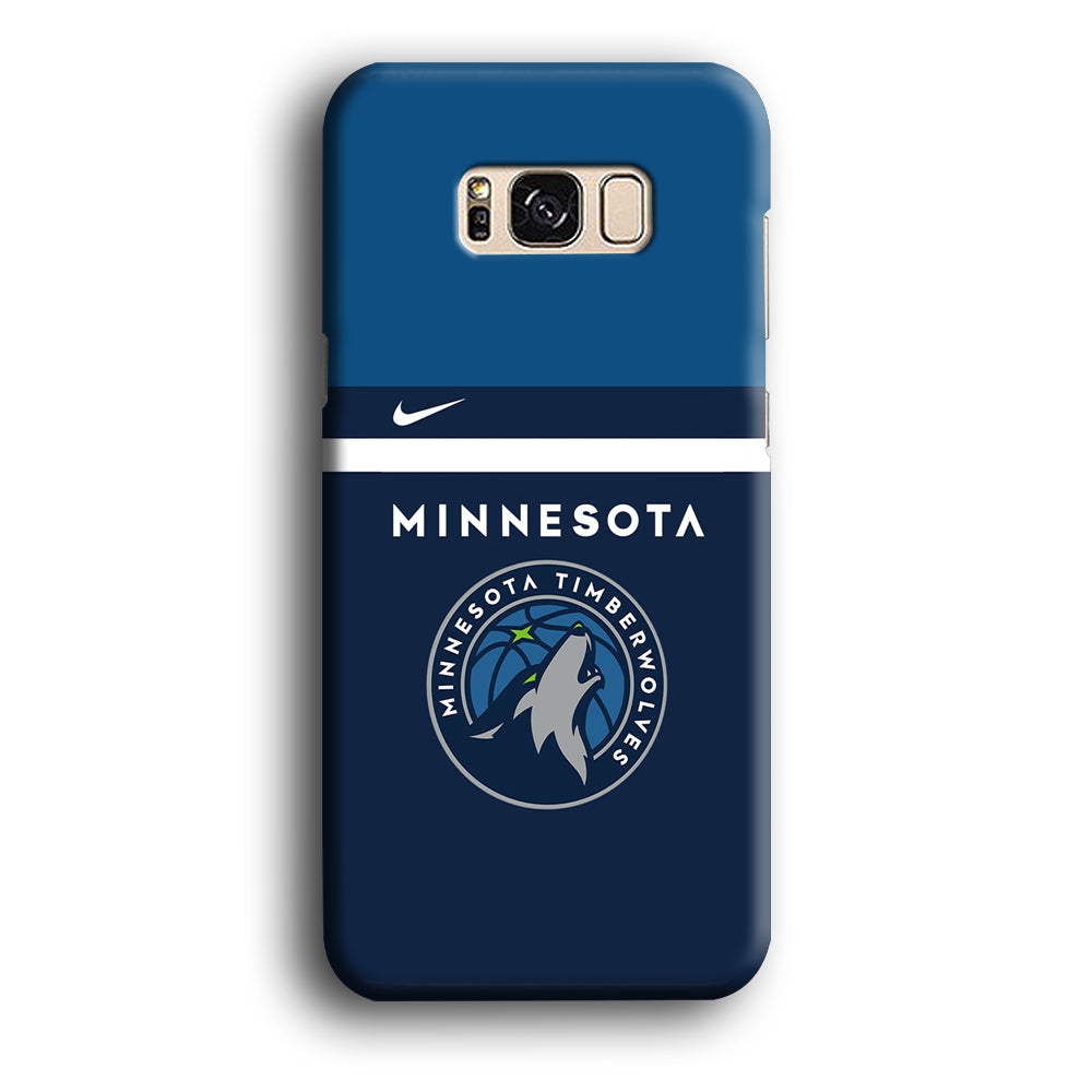 NBA Minnesota Timberwolves Jersey Samsung Galaxy S8 3D Case