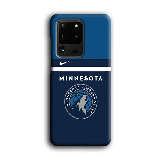 NBA Minnesota Timberwolves Jersey Samsung Galaxy S20 Ultra 3D Case