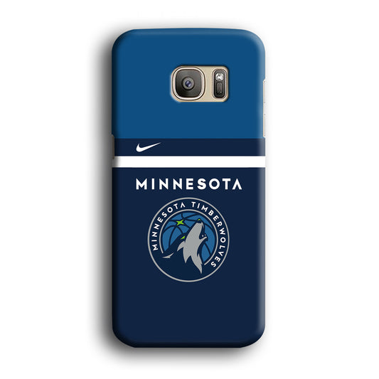 NBA Minnesota Timberwolves Jersey Samsung Galaxy S7 Edge 3D Case