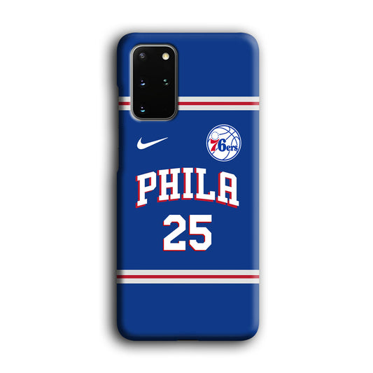 NBA Philadelphia 76ers Jersey Samsung Galaxy S20 Plus 3D Case