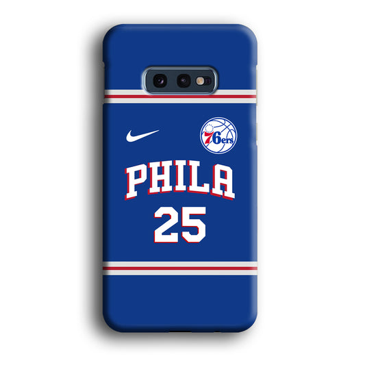 NBA Philadelphia 76ers Jersey Samsung Galaxy S10E 3D Case