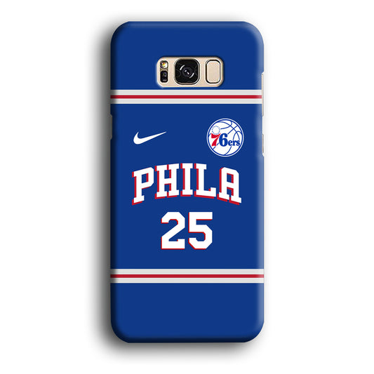 NBA Philadelphia 76ers Jersey Samsung Galaxy S8 3D Case