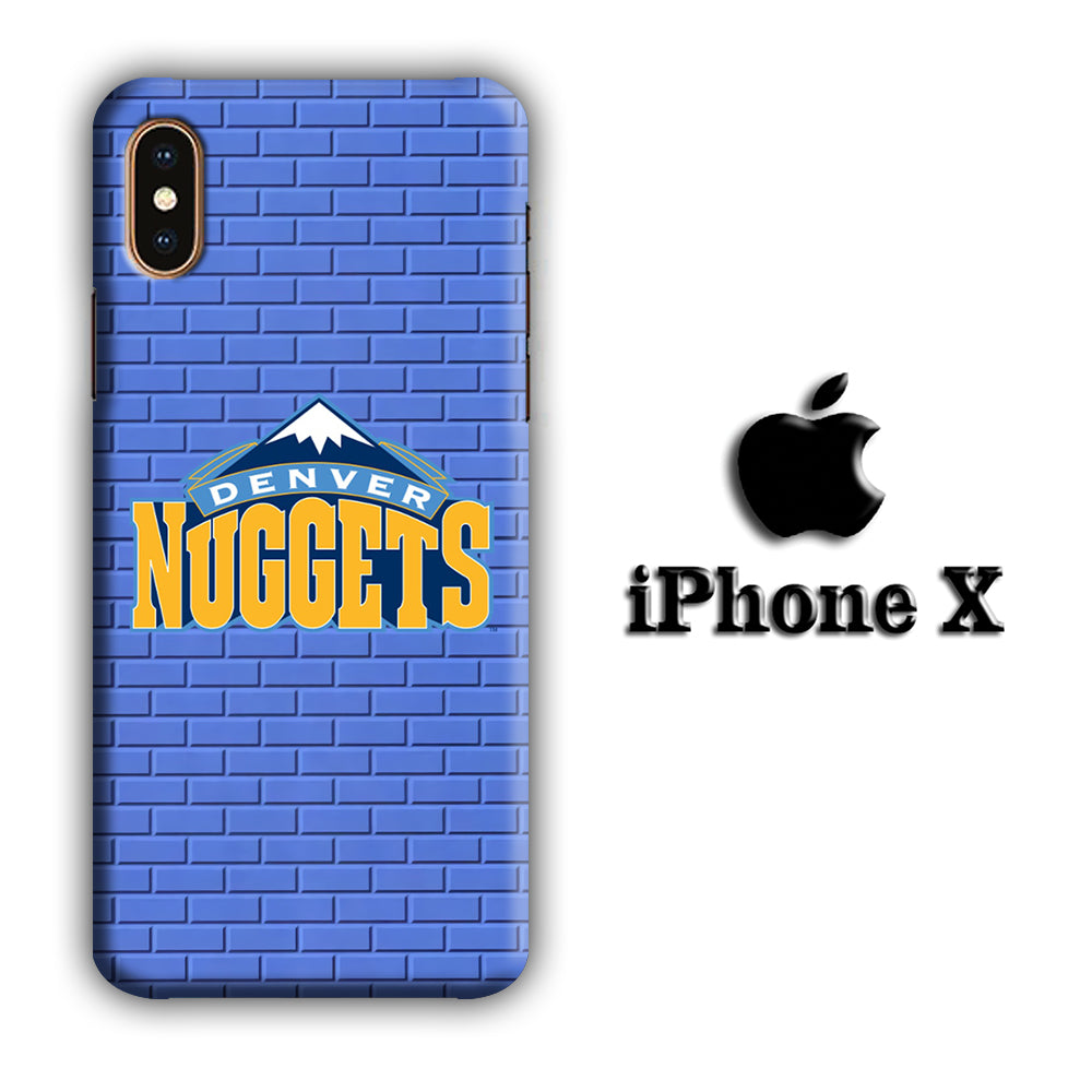 NBA Denver Nuggets 02 iPhone X 3D Case