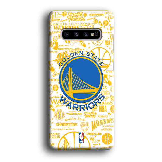 NBA Golden State Collage of Supremation Samsung Galaxy S10 3D Case