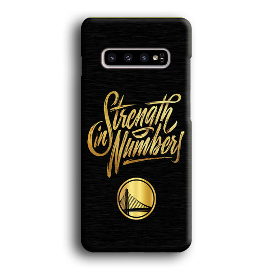 NBA Golden State Word of Spirit Samsung Galaxy S10 3D Case