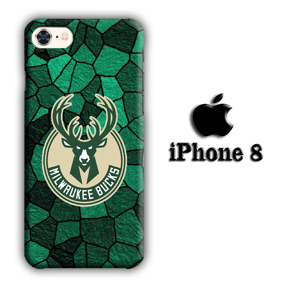 NBA Milwaukee Bucks 01 iPhone 8 3D Case