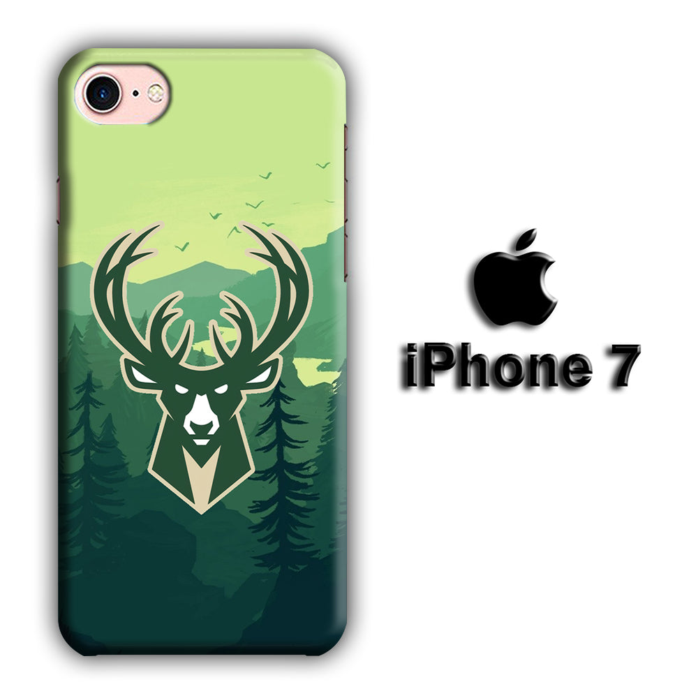 NBA Milwaukee Bucks 02 iPhone 7 3D Case