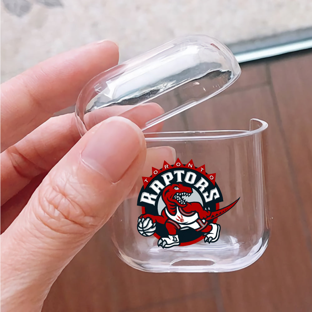 NBA Toronto Raptors Mascot Protective Clear Case Cover For Apple Airpods