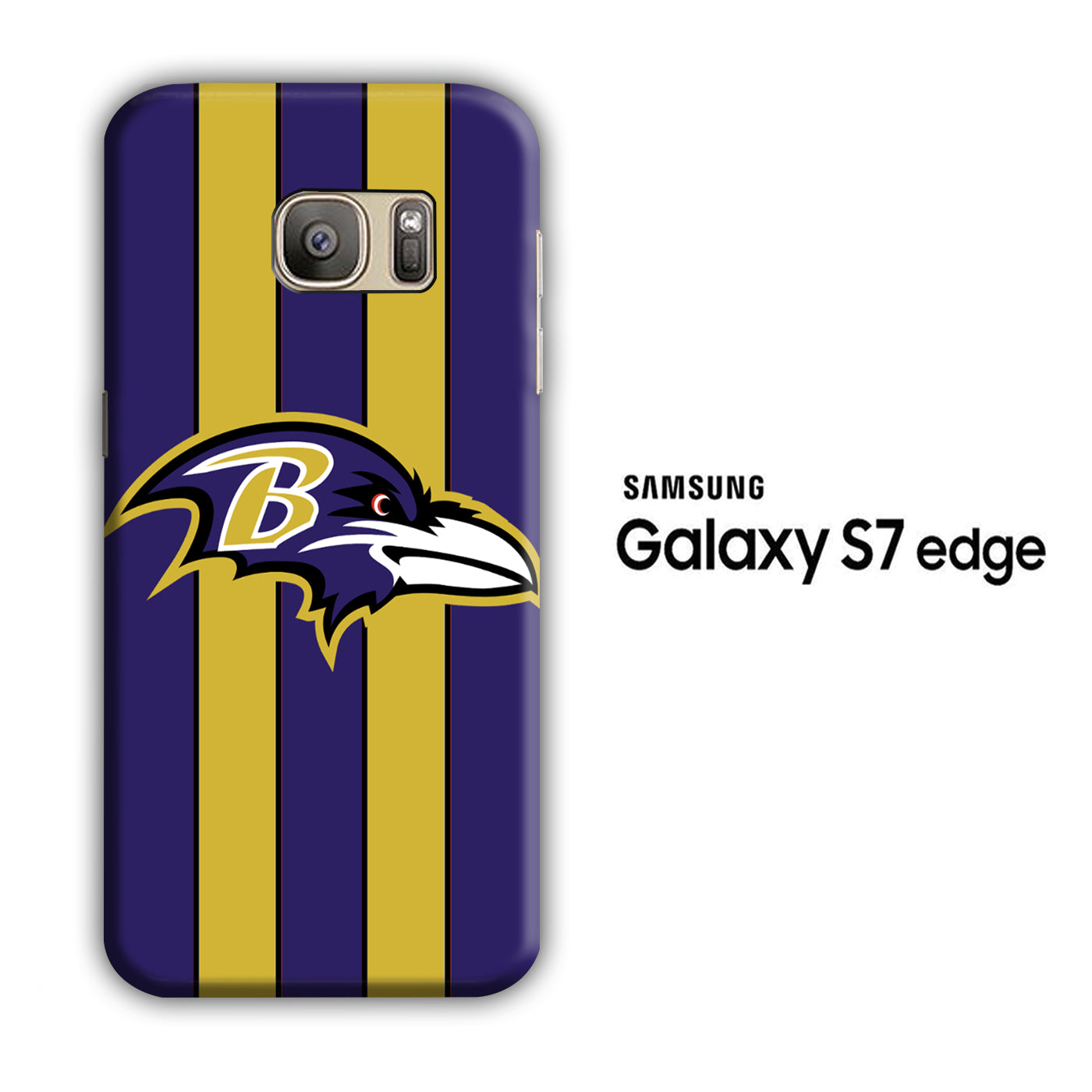 NFL Baltimore Ravens 001 Samsung Galaxy S7 Edge 3D Case - cleverny