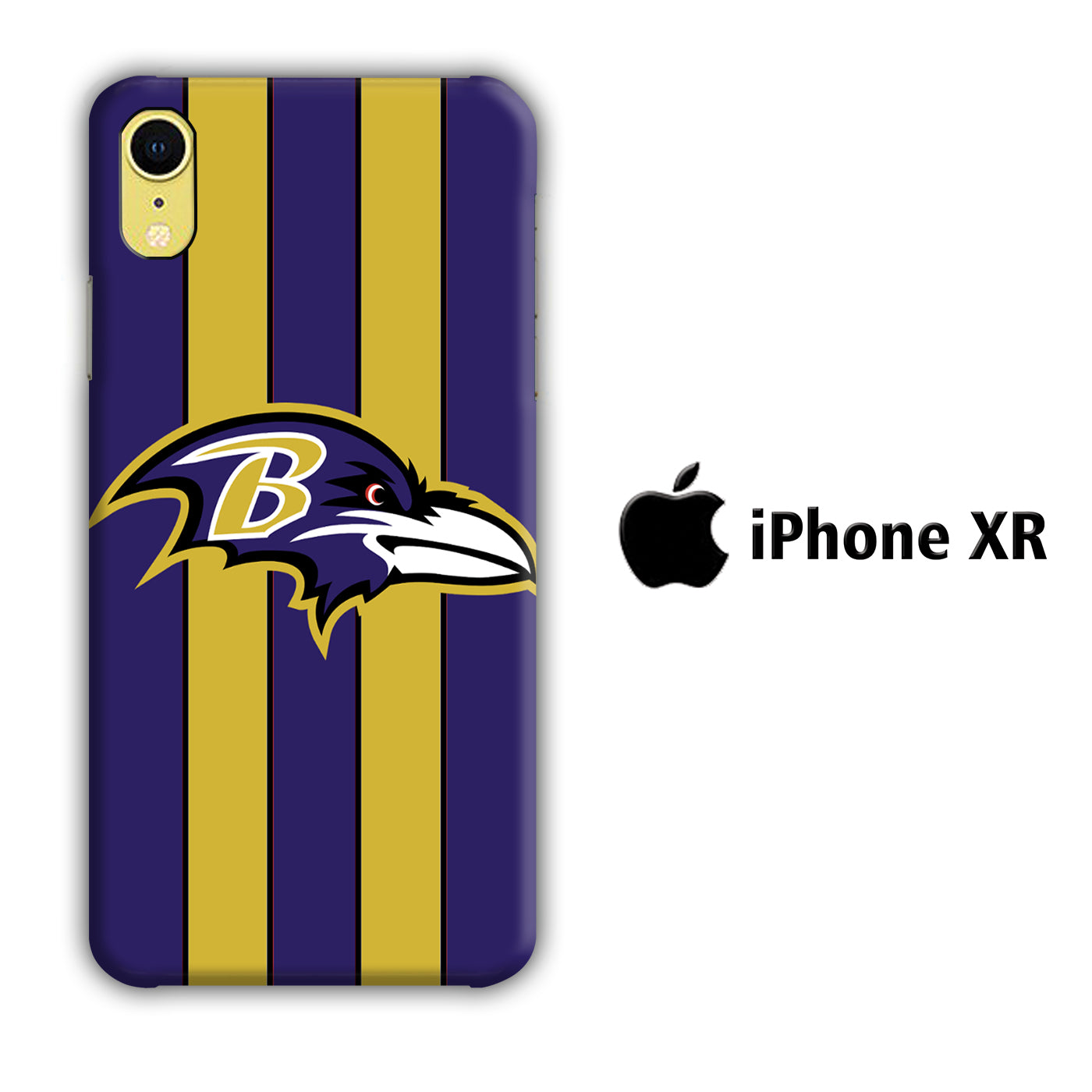 NFL Baltimore Ravens 001 iPhone XR 3D Case - cleverny