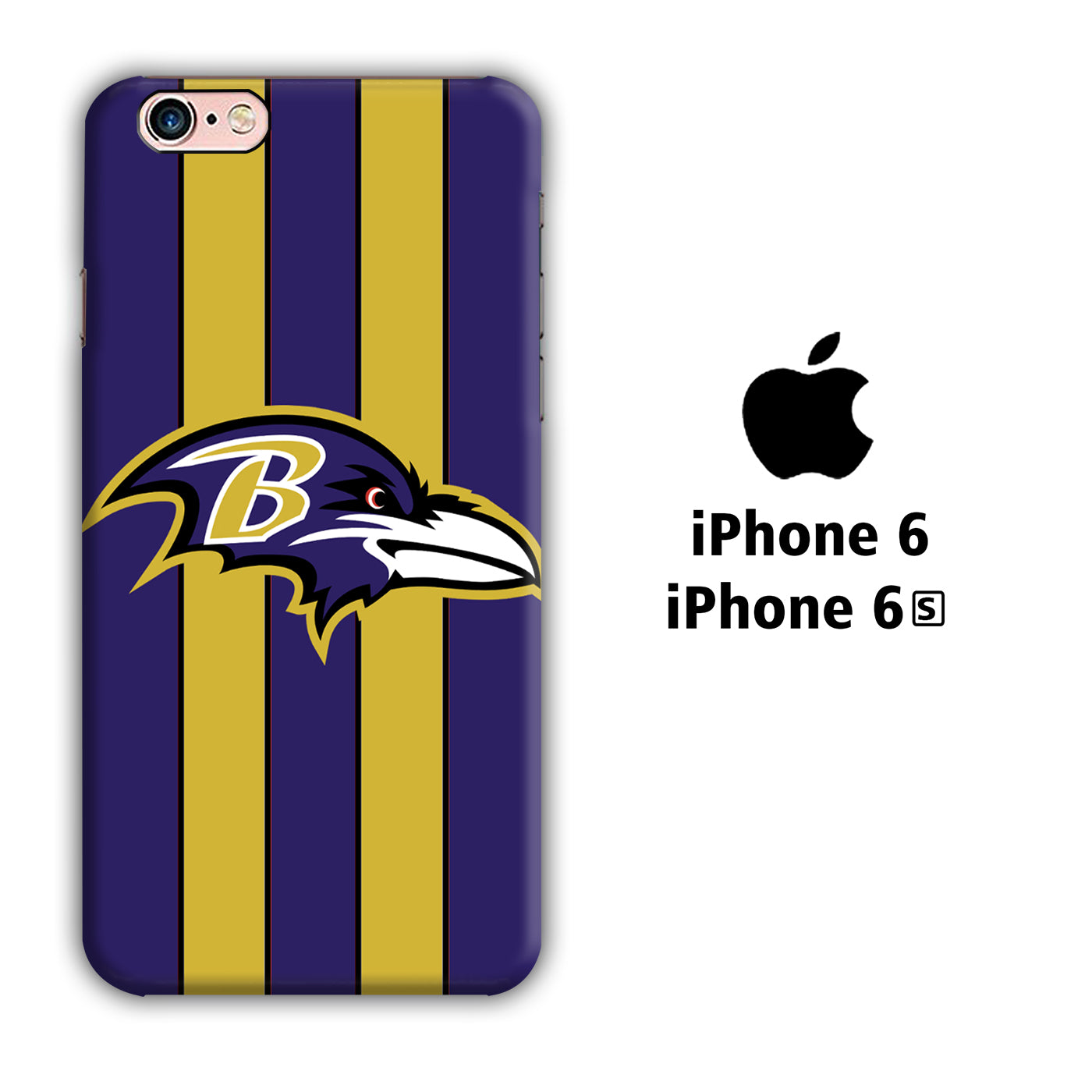 NFL Baltimore Ravens 001 iPhone 6 | 6s 3D Case - cleverny