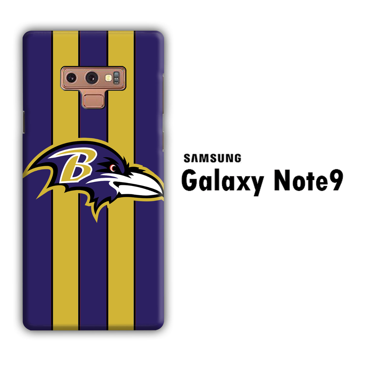 NFL Baltimore Ravens 001 Samsung Galaxy Note 9 3D Case - cleverny