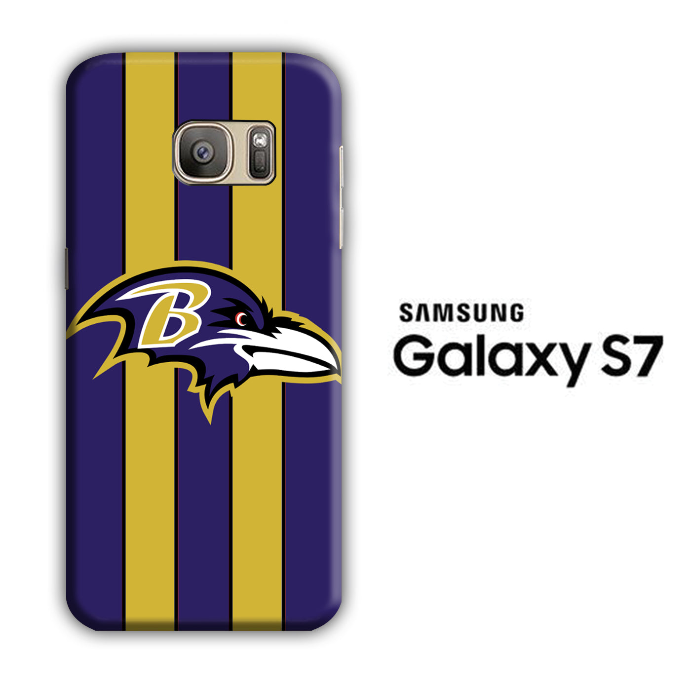 NFL Baltimore Ravens 001 Samsung Galaxy S7 3D Case - cleverny