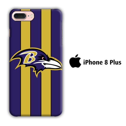NFL Baltimore Ravens 001 iPhone 8 Plus 3D Case - cleverny