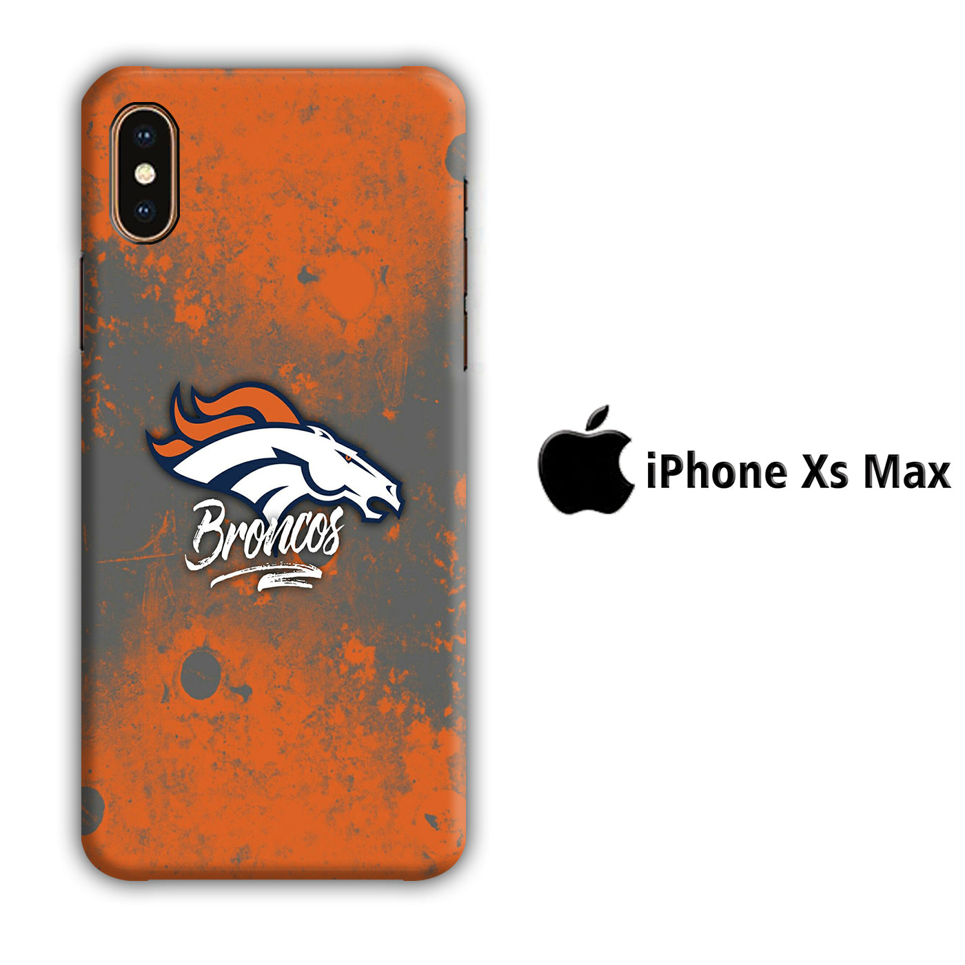 NFL Denver Broncos 002 iPhone Xs Max 3D Case - cleverny