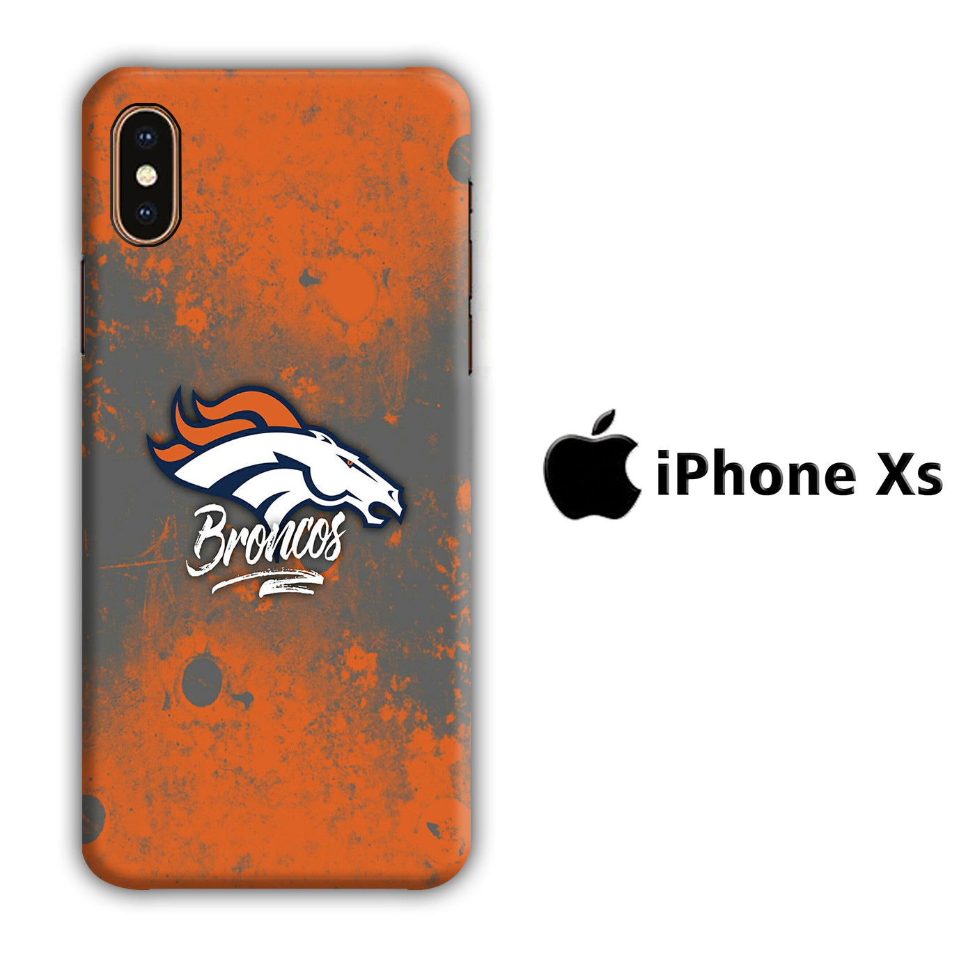 NFL Denver Broncos 002 iPhone Xs 3D Case - cleverny