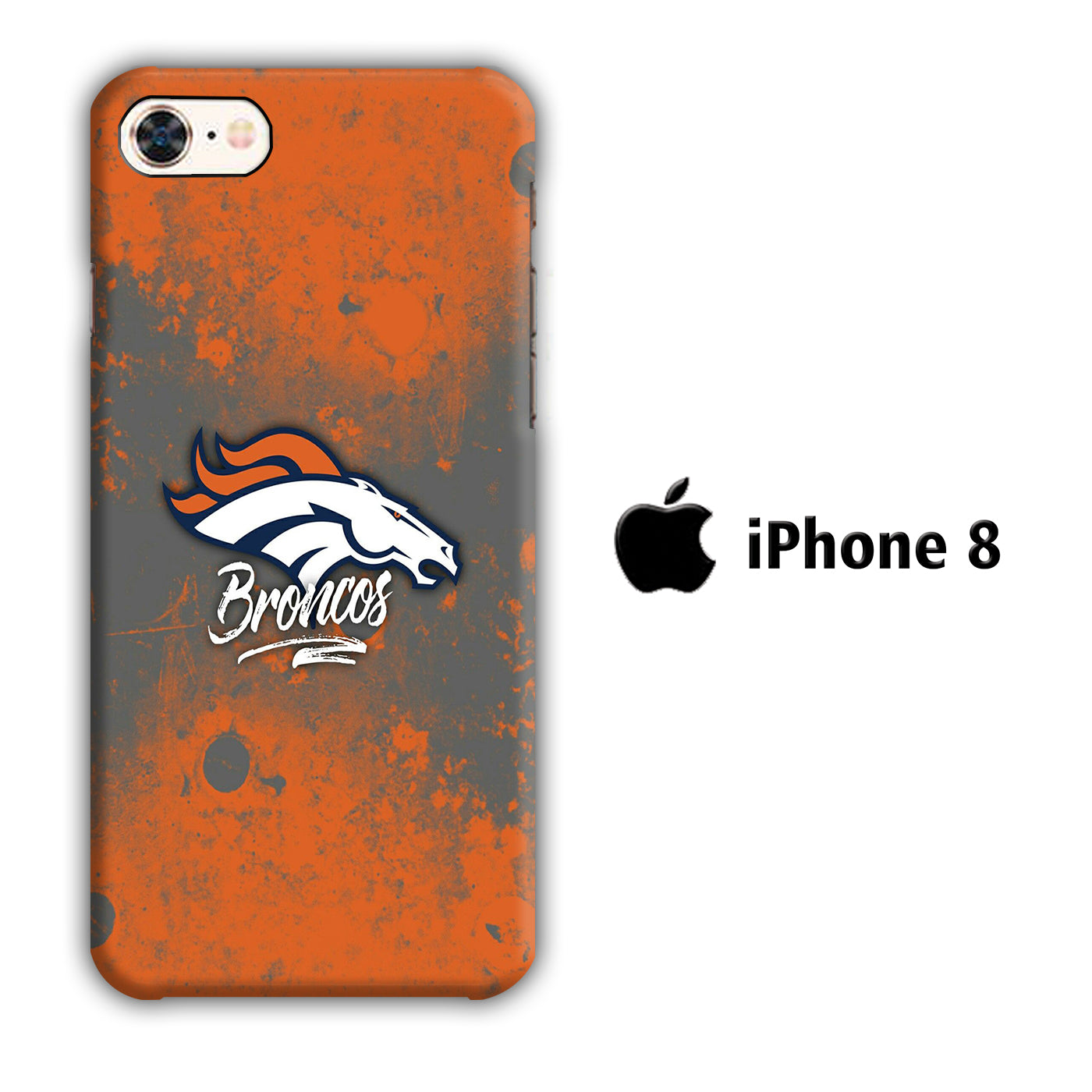 NFL Denver Broncos 002 iPhone 8 3D Case - cleverny