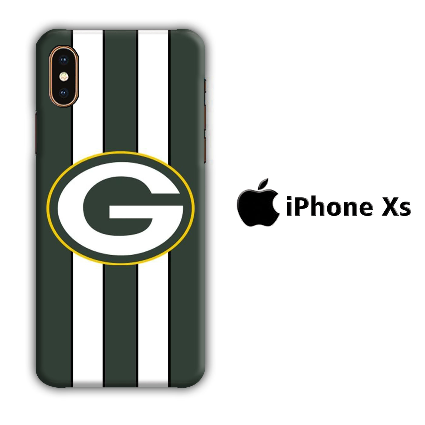 NFL Greenbay Packers 001 iPhone Xs 3D Case - cleverny