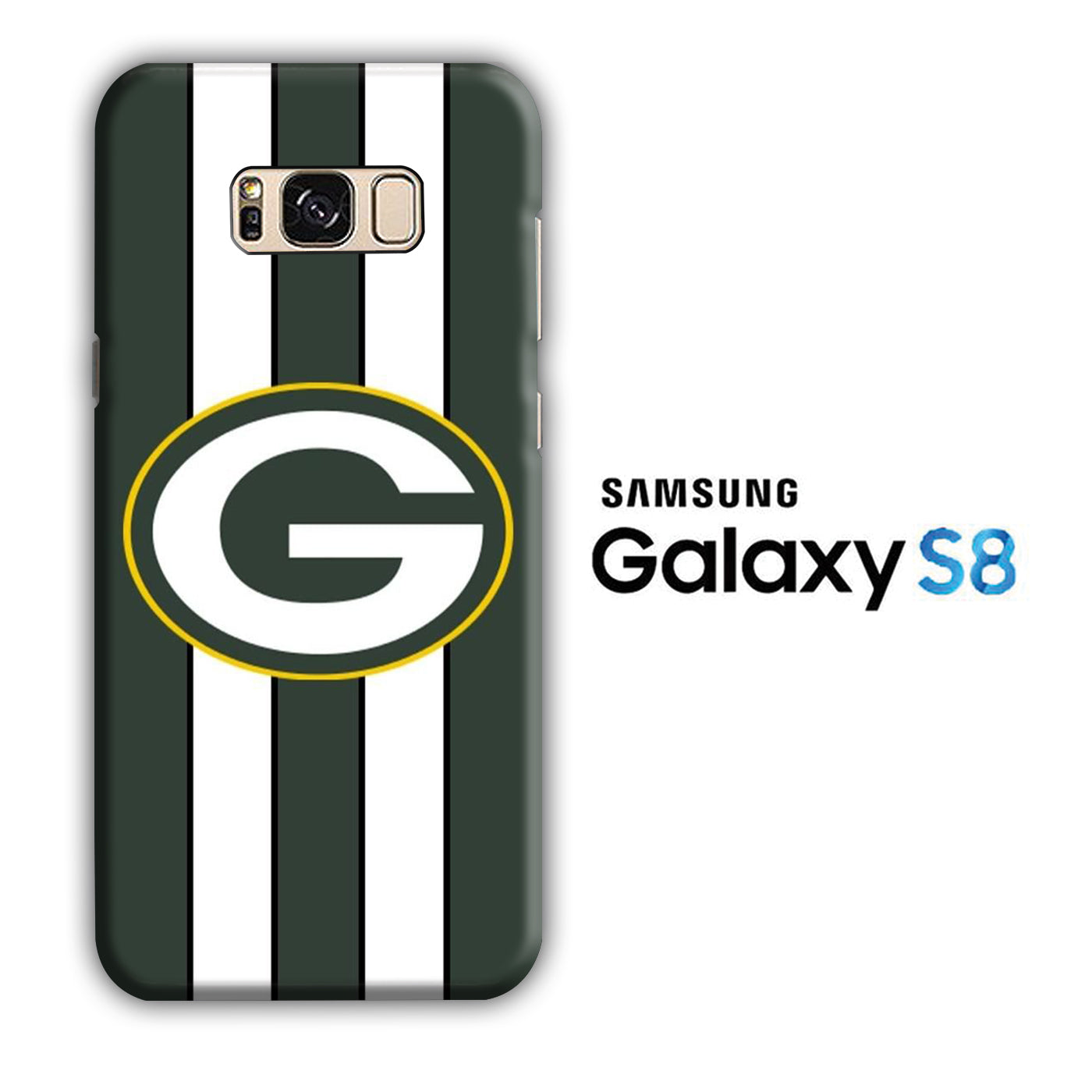 NFL Greenbay Packers 001 Samsung Galaxy S8 3D Case - cleverny