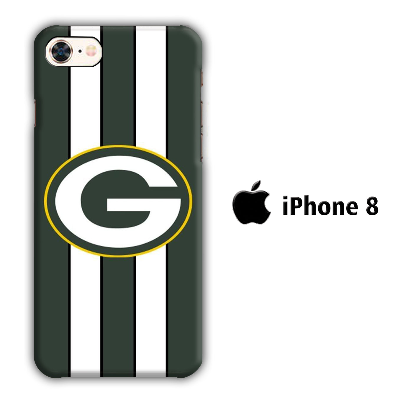 NFL Greenbay Packers 001 iPhone 8 3D Case - cleverny
