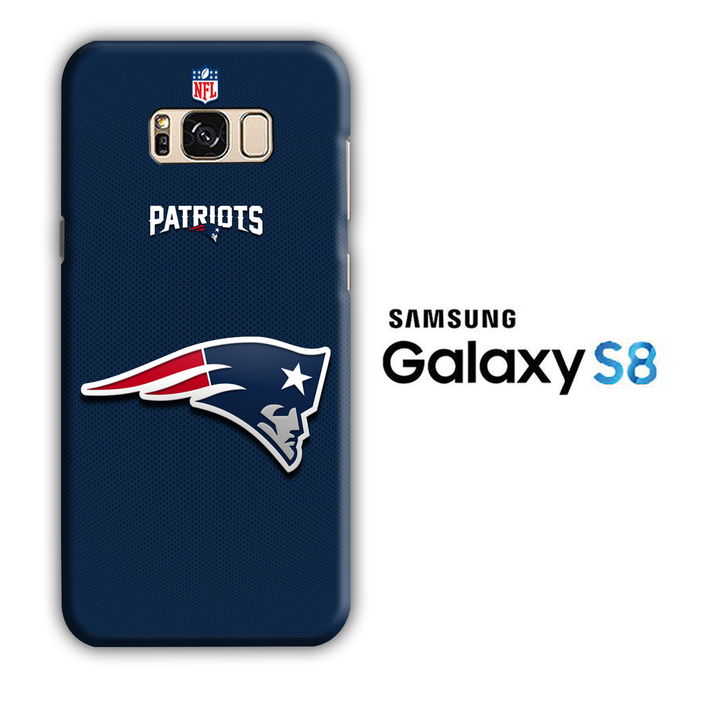 NFL New England Patriots 001 Samsung Galaxy S8 3D Case - cleverny