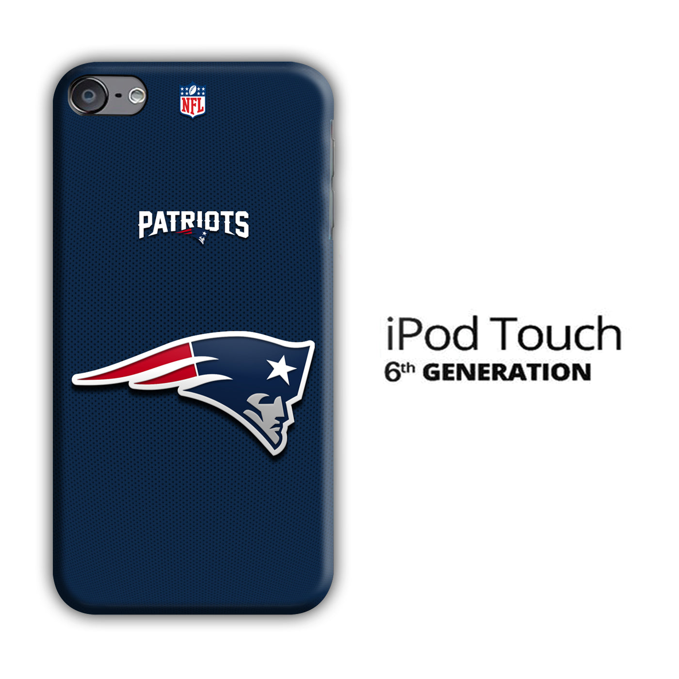 NFL New England Patriots 001 iPod Touch 6 3D Case - cleverny
